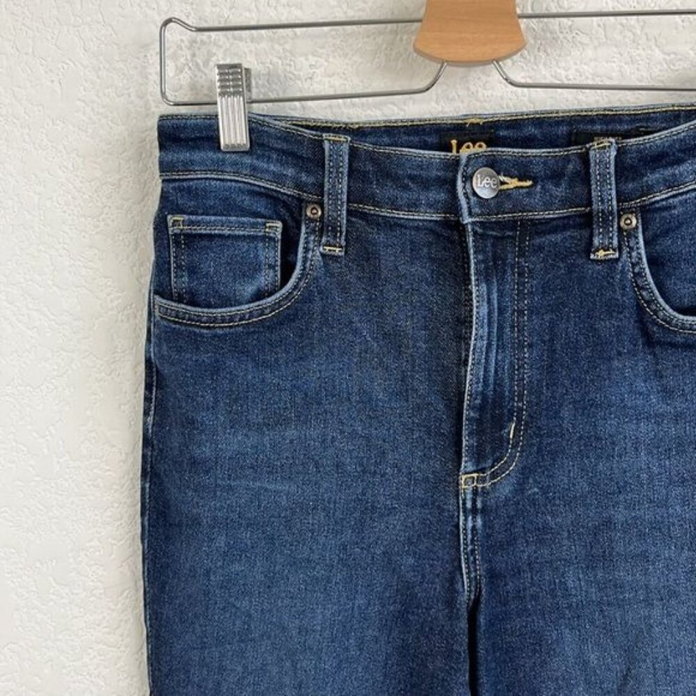 Free People X Lee High Rise Flare Jean - Picture 6 of 9